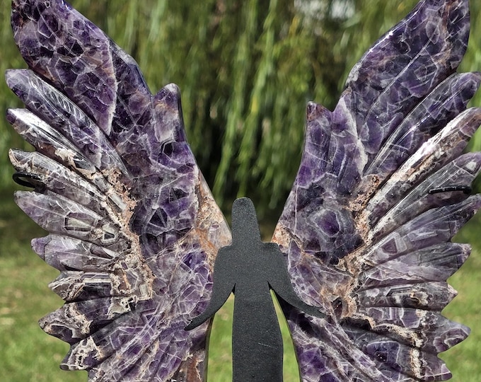 Dream Amethyst Crystal Angel/Fairy Wings