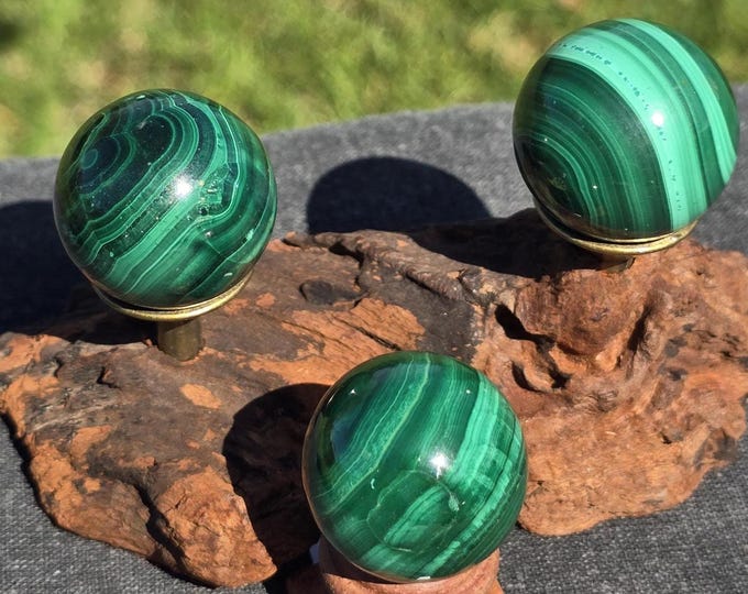 Malachite Crystal Sphere