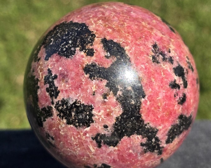 Rhodonite Crystal Sphere