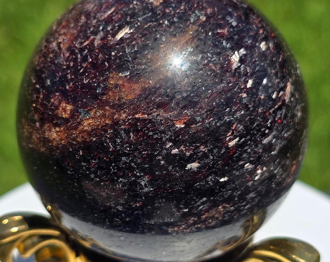 Red Mica Crystal Sphere