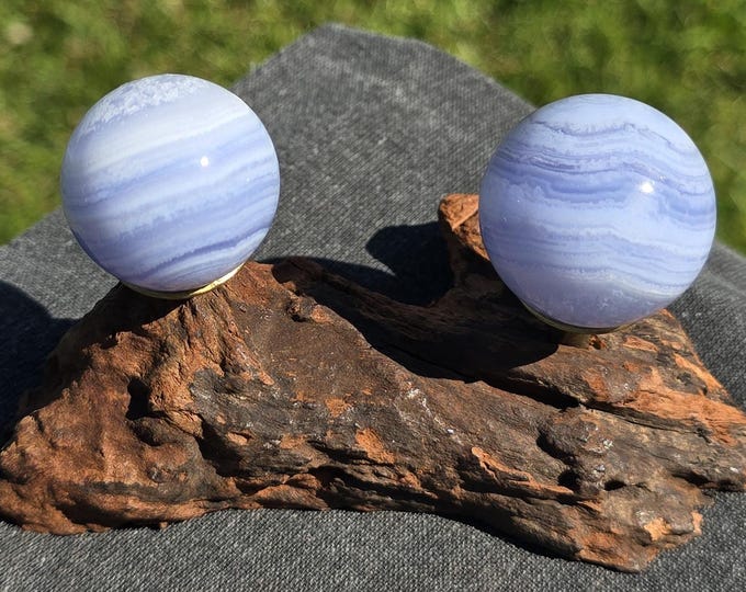 Blue Lace Agate Crystal Sphere