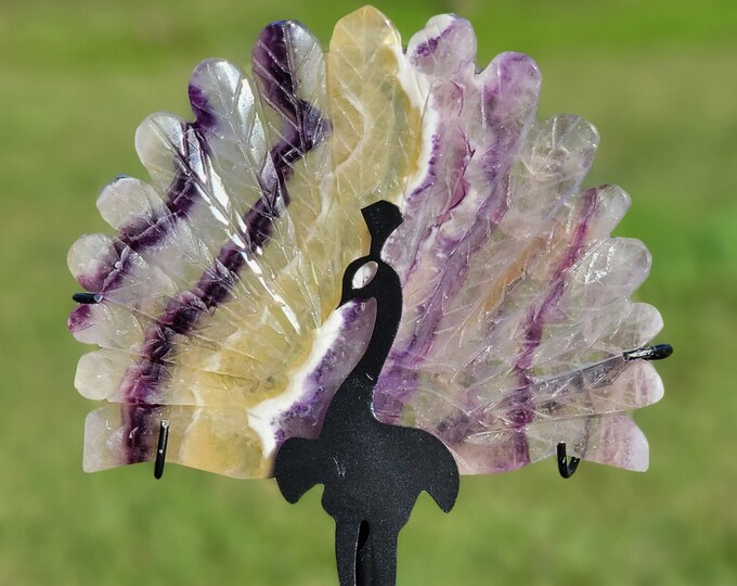 Candy Fluorite Crystal Peacock Wings