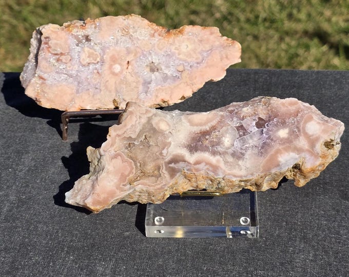 Pink Amethyst Crystal Slabs