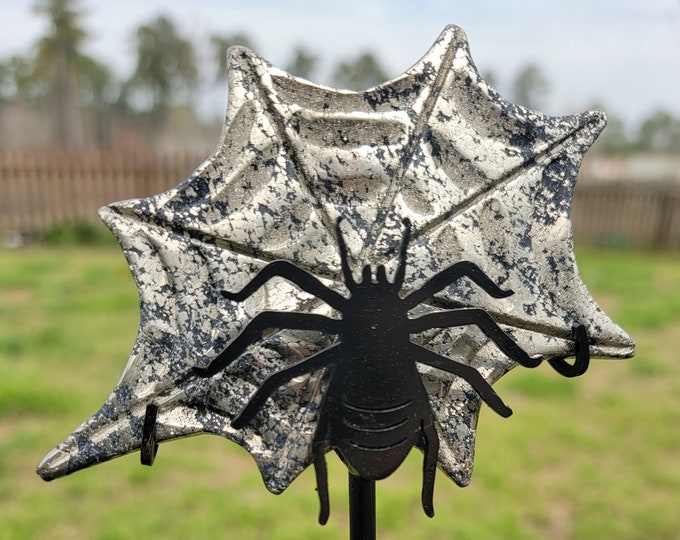 Pyrite Crystal Spider Web