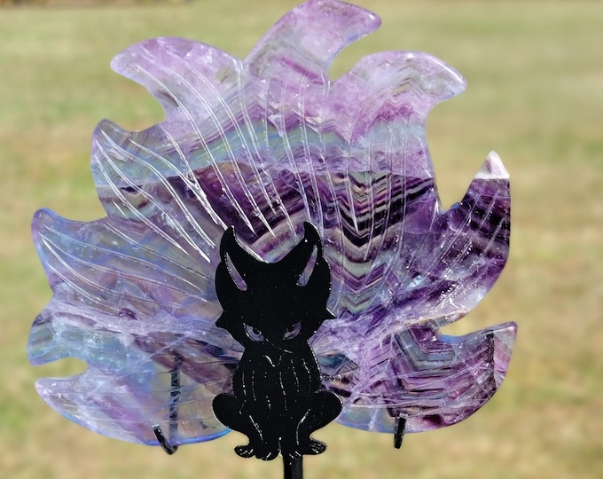 Fluorite Crystal Nine-tailed Fox