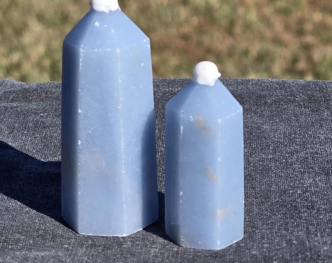 Angelite Crystal Towers