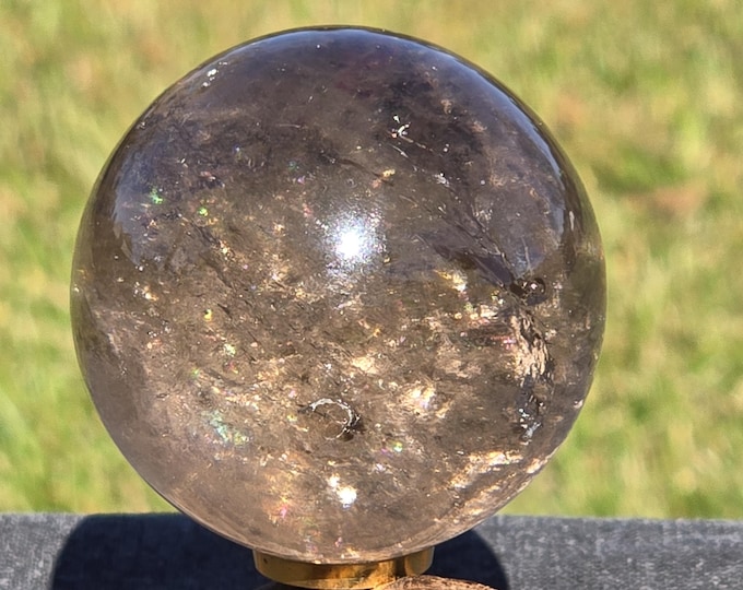 Smokey Quartz Crystal Sphere