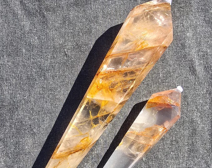 Golden Healer Crystal Wands