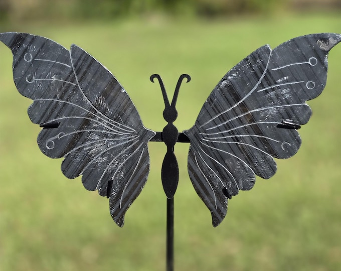 Banded Black Obsidian Crystal Butterfly Wings