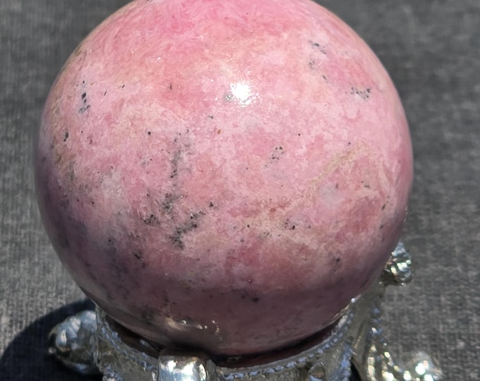 Peru Rhodochrosite Crystal Sphere