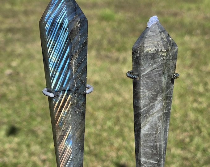 Labradorite Crystal Wands