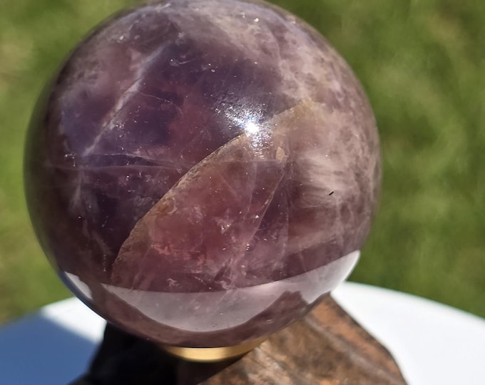 Lavender Rose Quartz Crystal Sphere