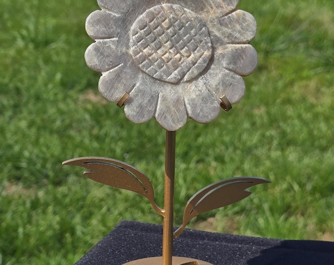 Moonstone Crystal Sunflower