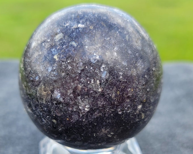 Purple Mica Lepidolite Crystal Sphere