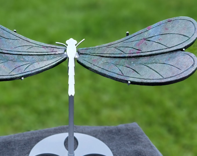 Ruby Kyanite Crystal Dragonfly Wings