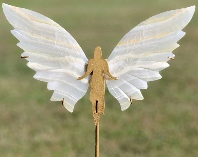 Afghan Jade Crystal Angel/Fairy Wings