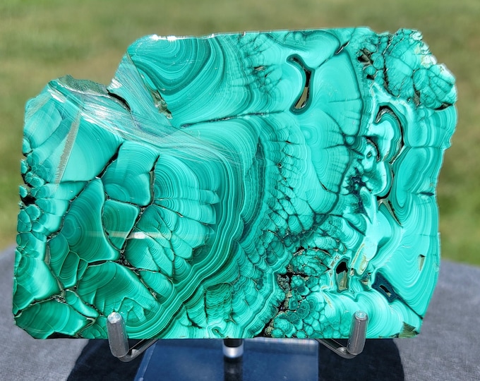 Malachite Crystal Slab