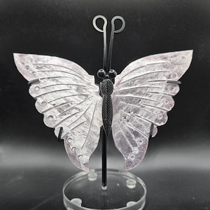 Purple Mica Crystal Butterfly Wings