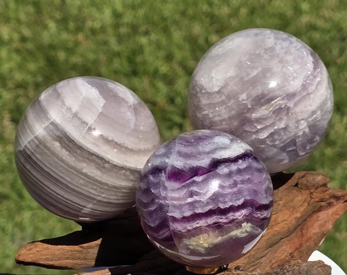 Thousand Layer Fluorite Crystal Sphere