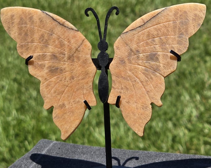 Sunstone Crystal Butterfly Wings