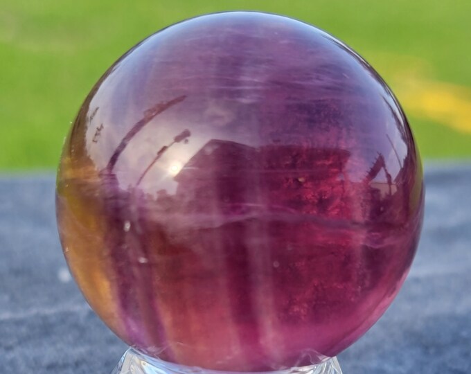 Candy Fluorite Crystal Sphere