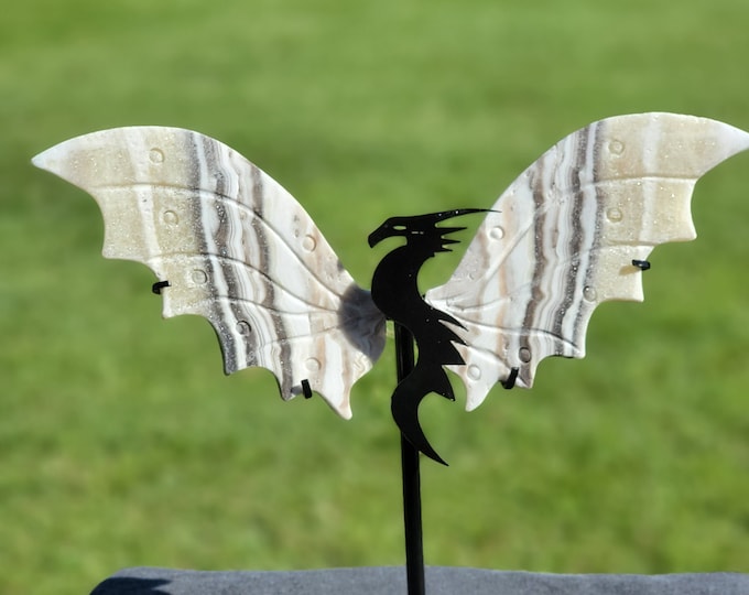 Yellow Calcite Crystal Dragon Wings