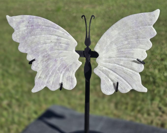 Hackmanite Crystal Butterfly Wings
