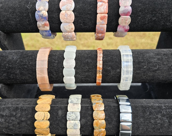 Genuine Crystal Soft Bangle Bracelets