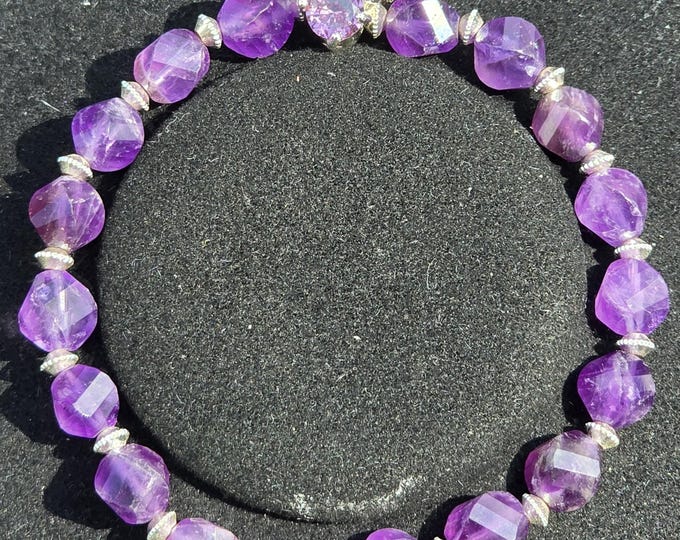 Amethyst Minnie Mouse 'Wish Collection' Custom Crystal Bracelets