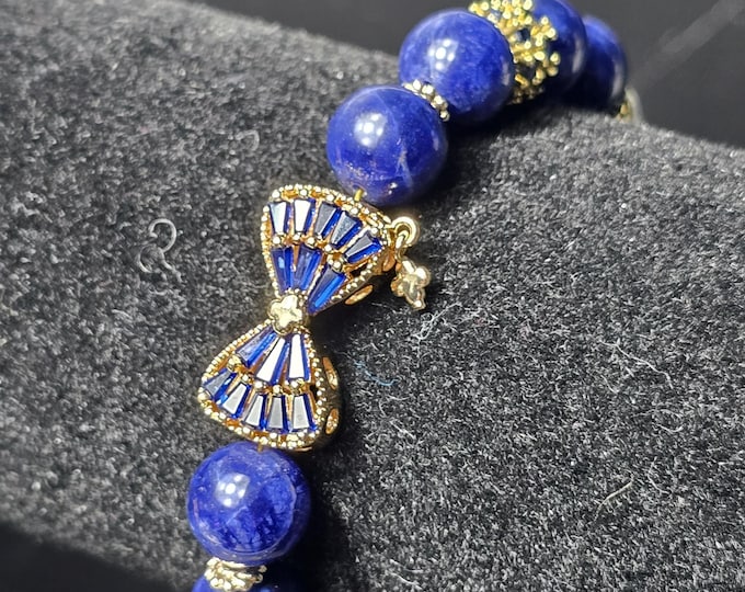 Sodalite Crystal Bracelet ~ Royal & Ready