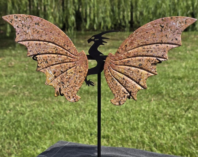 8th Vein Ocean Jasper Crystal Dragon Wings * RARE *