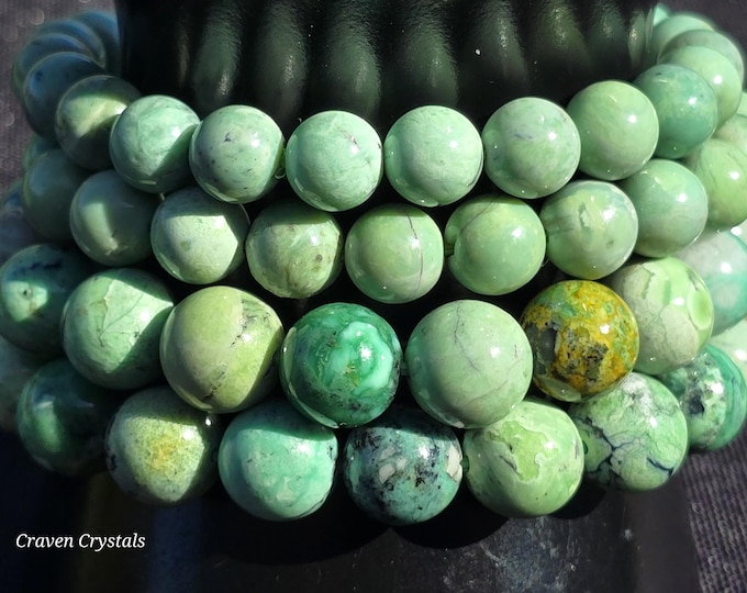 Variscite Crystal Beaded Bracelets