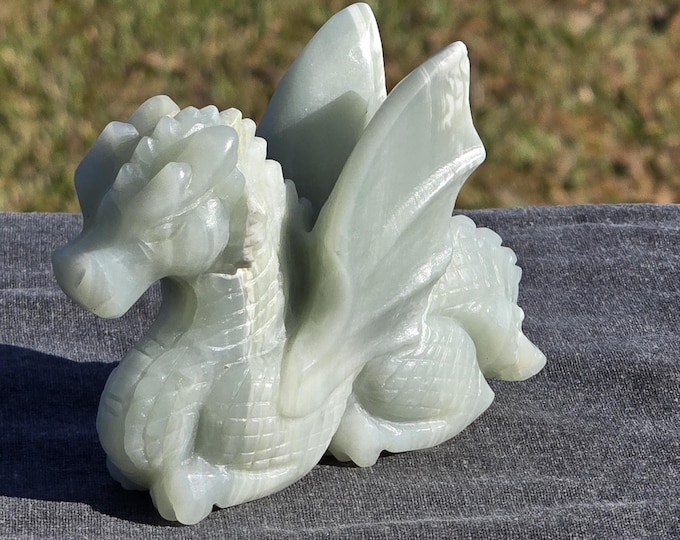 M**Caribbean Calcite Crystal Dragon