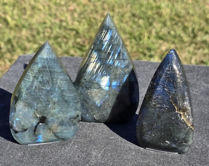 Labradorite Crystal Drops