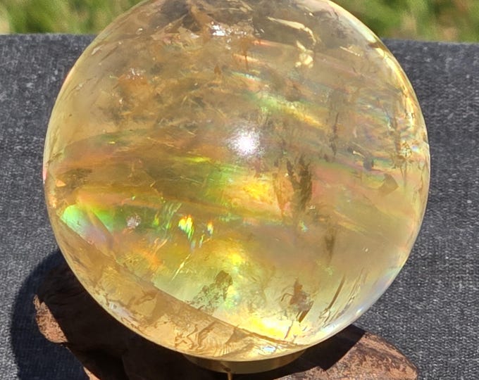 Optical Calcite Crystal Sphere