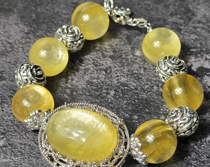 Gold Mica Bracelet ~ Meadows of Gold