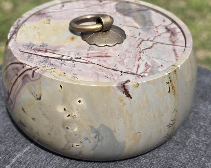 Picture Jasper Decorative Crystal Bowls