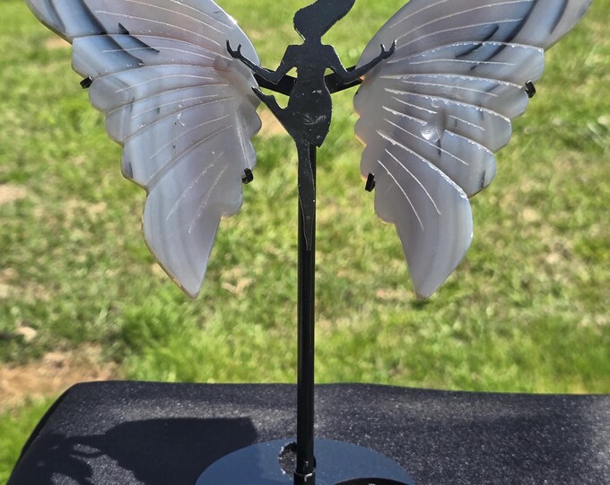 Volcano Agate Crystal Fairy Wings
