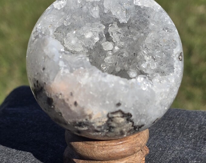 Drusy Sugar Quartz Crystal Spheres