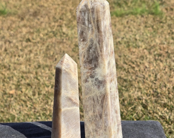 Moonstone Sunstone Crystal Towers