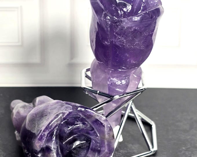 Dream Amethyst Crystal Roses