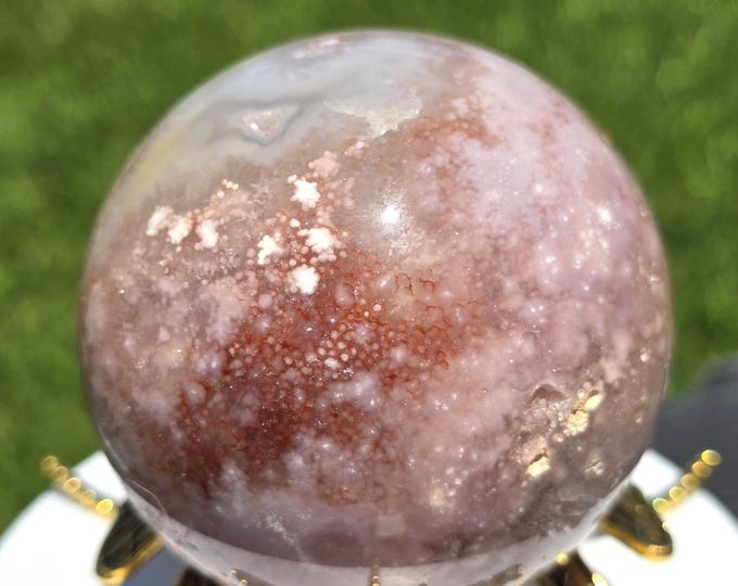 Pink Amethyst Crystal Sphere