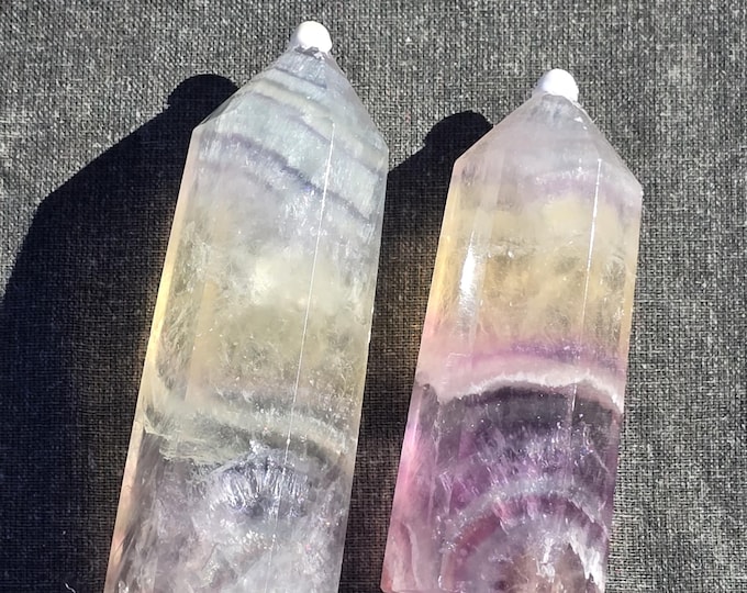 Pastel Macaron Fluorite Crystal Towers