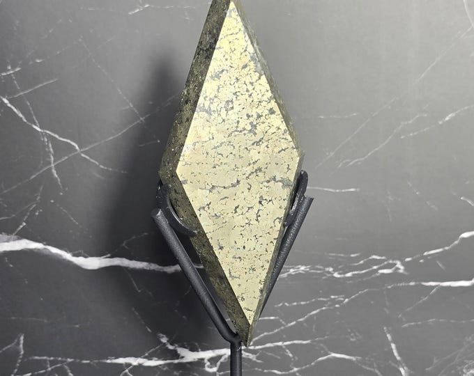 Pyrite Crystal Rhombus Diamond