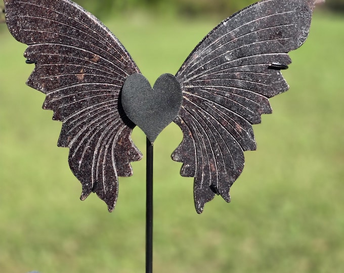 Red Mica Crystal Butterfly Wings