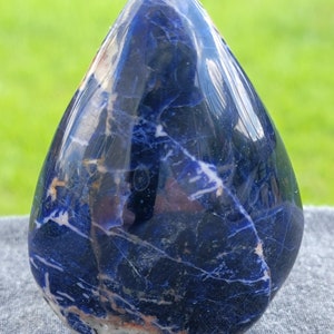 Sunset Sodalite Crystal Drop Carving