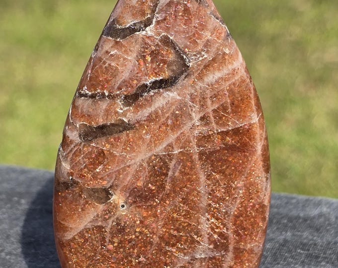 Confetti Sunstone Crystal Drop