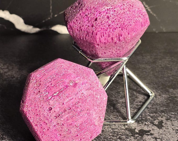 Honeycomb Ruby Crystal Brilliant Cut Diamond