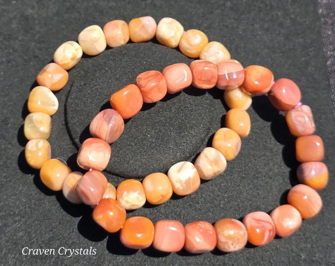 Mango Alashan Crystal Freeform Nugget Bracelets