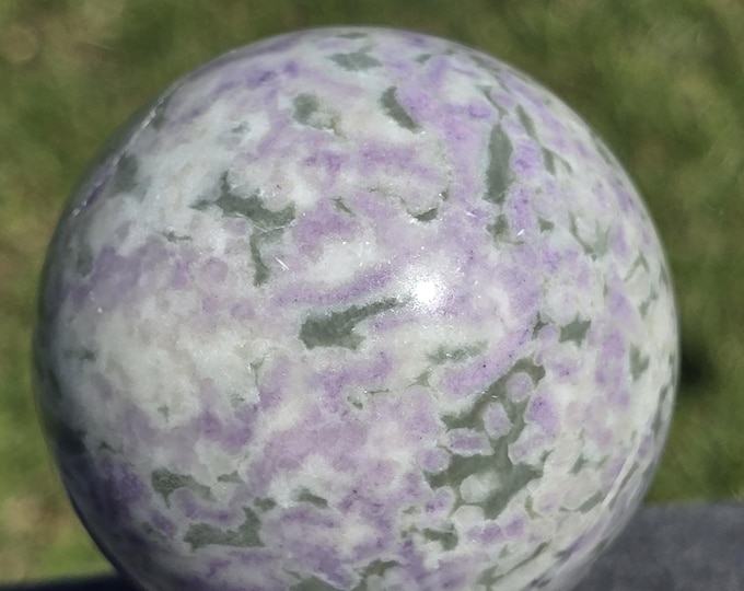 Peace Jade Crystal Sphere